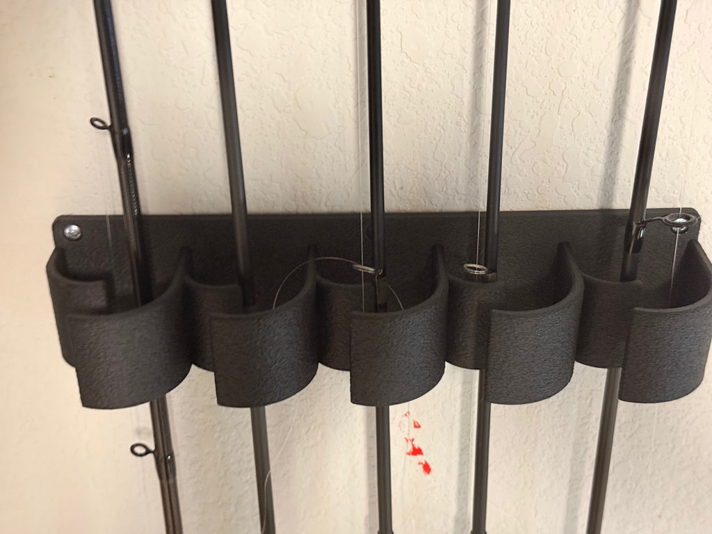 Fishing Rod & Pole Holder / Wall Mount
