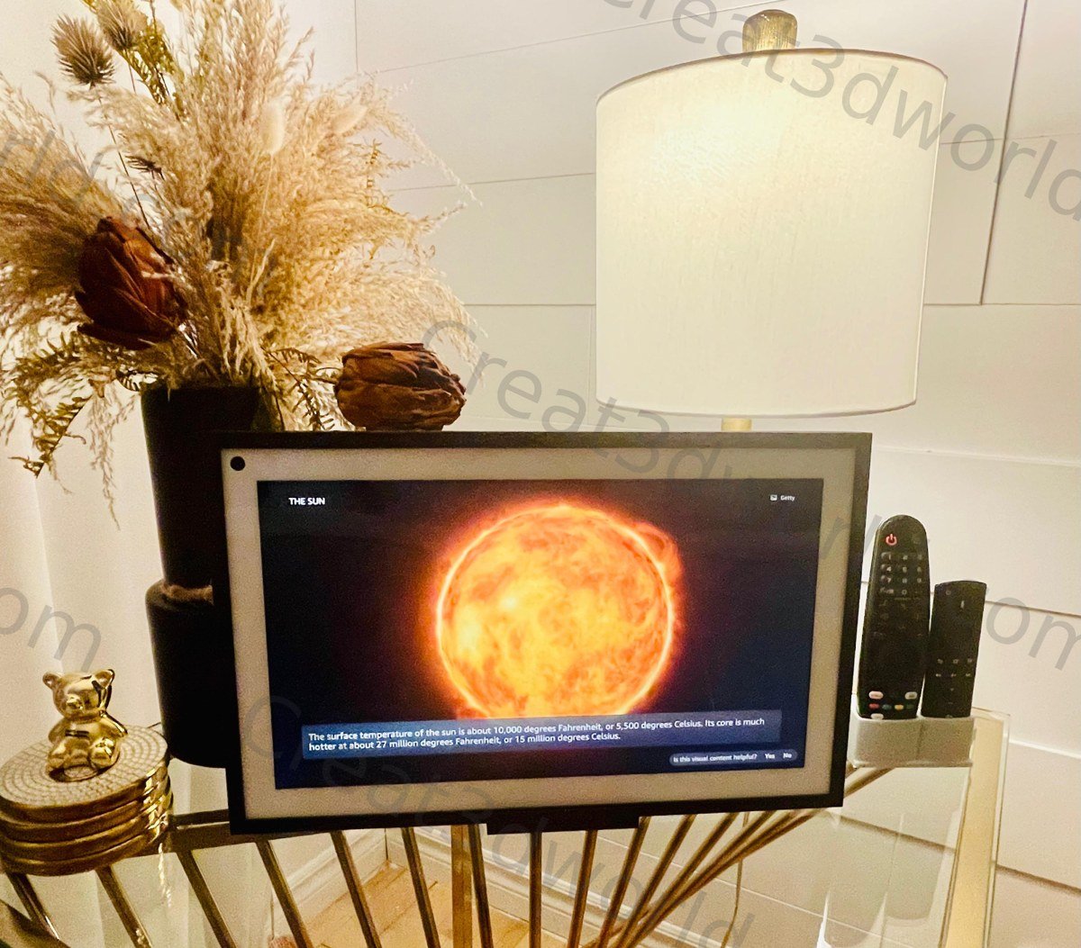 Echo Show 15 Stand — Low Profile Desktop Stand