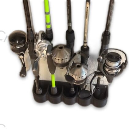 Wall Mounted Fishing Rod Rack