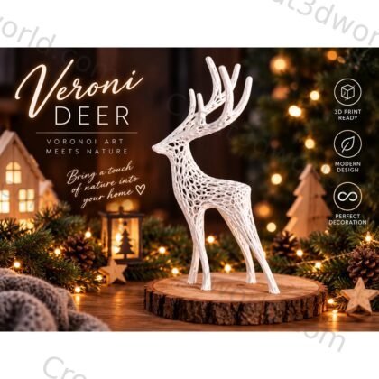 Veroni Deer — Voronoi Reindeer