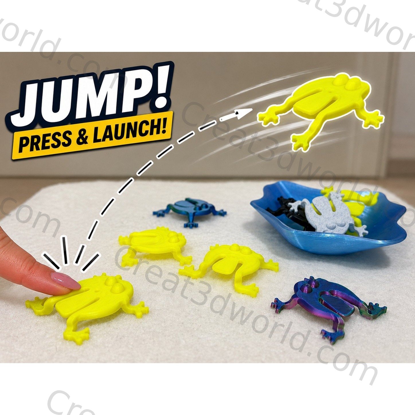 Jumping Frog Fidget Toy