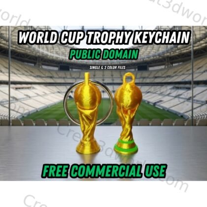 World Cup Trophy Keychain